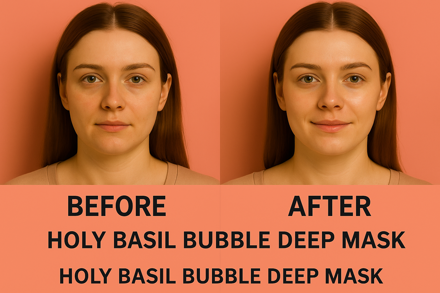 Holy Basil Bubble Deep Mask | 1 + 1 FREE