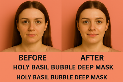 Holy Basil Bubble Deep Mask | 1 + 1 FREE